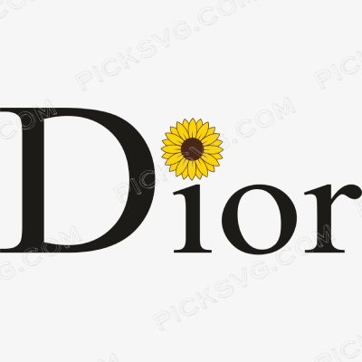Dior Sunflower Dior Sunflower Svg - Christian dior Logos Svg