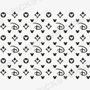 Disney Pattern Svg - Cartoon Characters Svg