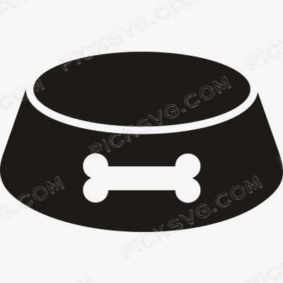Dog Food Bowl Dog Food Bowl Svg - Animal Svg
