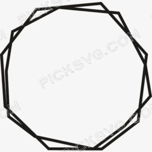 Double Frame Logo Vector file - Miscellaneous SVG