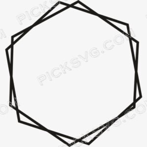 Double Rectangle Frame Vector file - Miscellaneous SVG