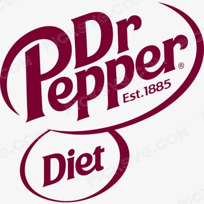 Dr Pepper Diet Svg