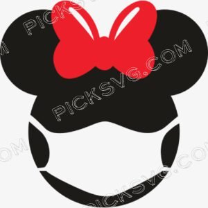 Face Mask Minnie Mouse