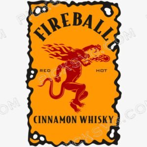 Fireball Cinnamon Whisky Vector file - Brands Logos SVG