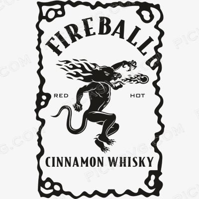 Fireball Cinnamon Whisky Svg