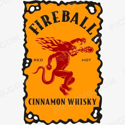 Fireball Cinnamon Whisky Fireball Cinnamon Whisky Vector file - Brands Logos SVG