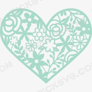 Floral Heart Png - Miscellaneous SVG