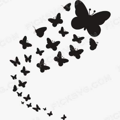 Flying Butterflies Flying Butterflies Svg - Miscellaneous SVG