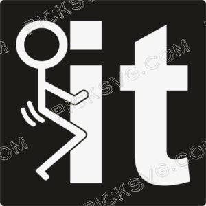 Fuck It Rectanger Svg - Miscellaneous SVG