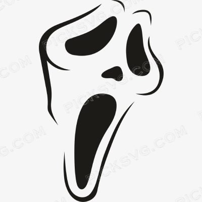 GhostFace scream Ghost Face Svg - Cartoon Characters Svg