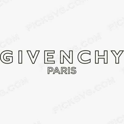 Givenchy Paris Vector File - Fashion Brands SVG