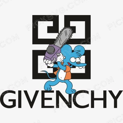 Givenchy The Fashionable Mouse Svg - Fashion Brands SVG
