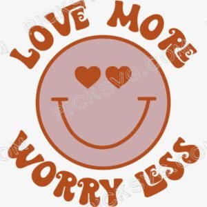 Groovy Valentines Sublimation Hippie Smile