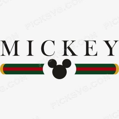 Gucci Band Mickey Svg Gucci Band Mickey Svg - Brands Logos SVG