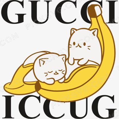Gucci Logos Svg Gucci Banana Cat logo Svg - Gucci Logos Svg