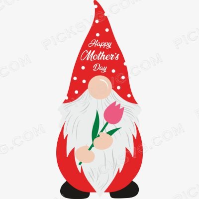 Happy Mothers Day Gnome Happy Mothers Day Gnome Svg - Miscellaneous SVG