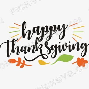 Happy Thanksgiving Leaf Svg - Miscellaneous SVG