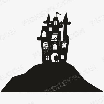 Haunted House Halloween Haunted House Halloween Svg - Miscellaneous SVG