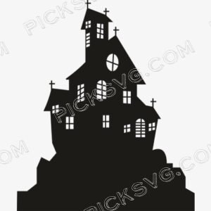 Haunted Spooky House Svg - Miscellaneous SVG