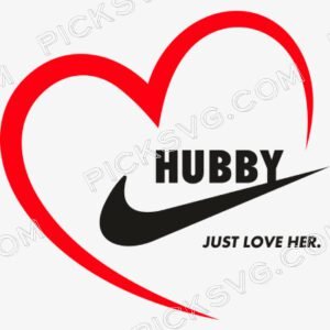 Heart Hubby Just Love Her Svg - Brands Logos SVG