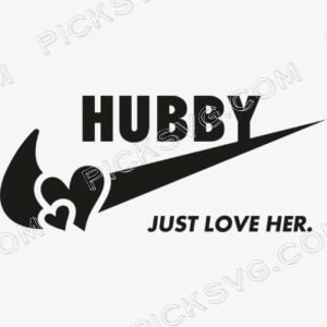 Hubby Heart Just Love Her Black