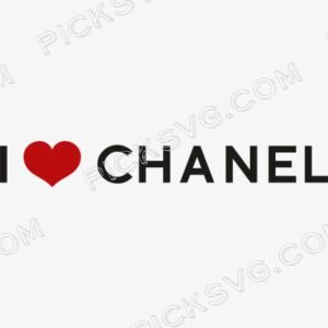 I Love Chanel Svg