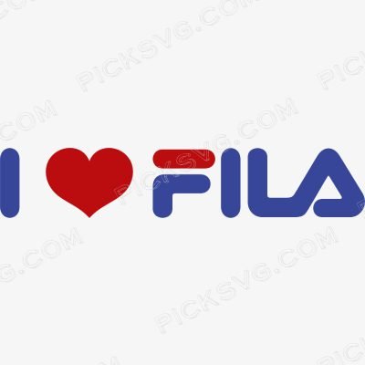 I Love Fila I Love Fila Svg - Brands Logos SVG