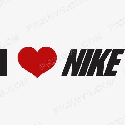 I Love Nike Svg I Love Nike Svg - Nike Logos Svg
