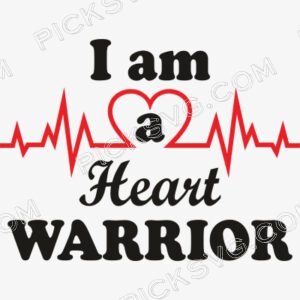 I am a Heart Warrior Svg - Miscellaneous SVG