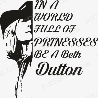 In a World Full of Princesses Be a Beth In a World Full of Princesses Be a Beth SVG - Miscellaneous SVG