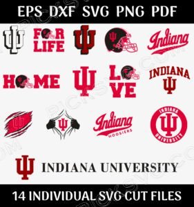 Indiana Hoosiers Svg