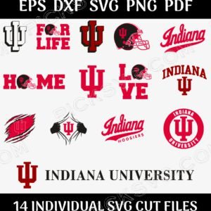 Indiana Hoosiers Svg Bundle