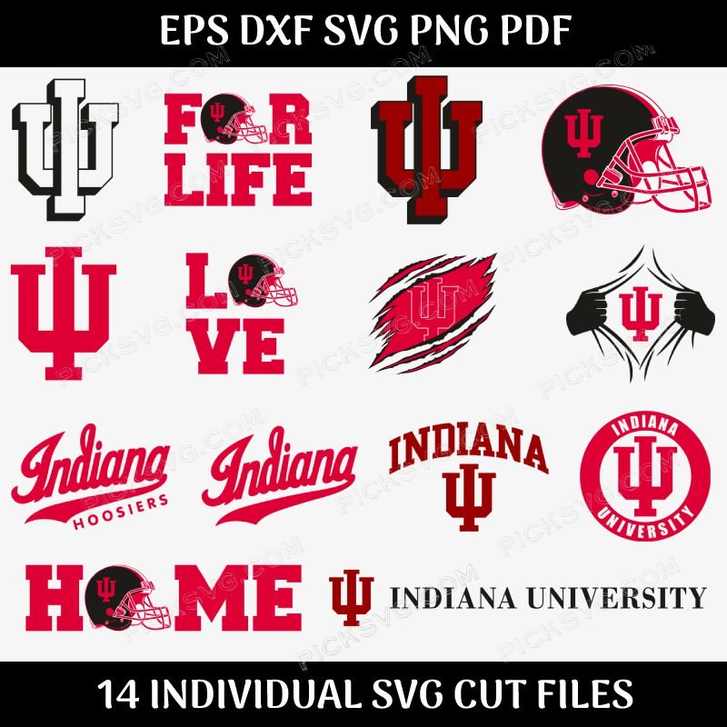 Indiana Hoosiers Svg