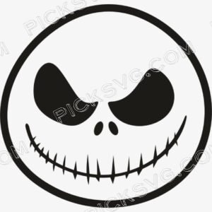 Jack Face Circle Logo Svg - Miscellaneous SVG