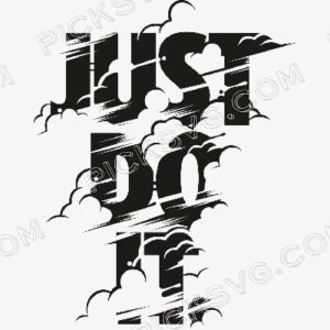 Just Do It Cloud Svg - Miscellaneous SVG