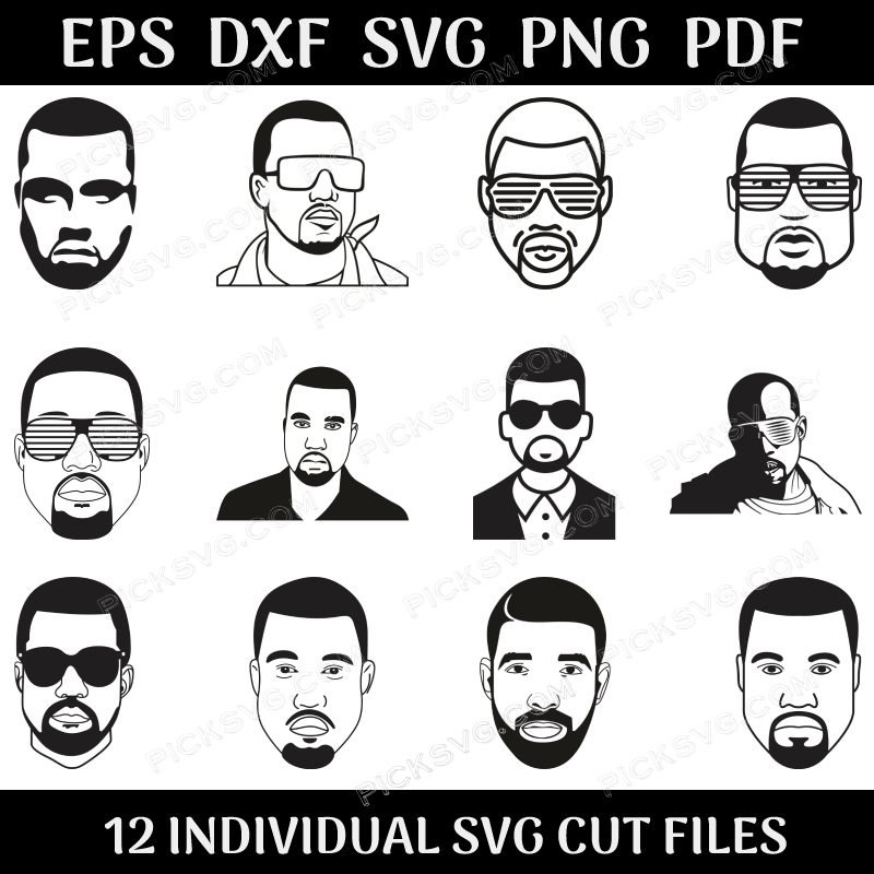 Kanye West Bundle Svg Kanye West Bundle Svg - Design Bundle SVG