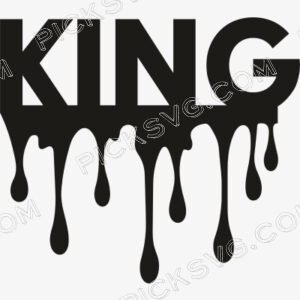 King Drip Svg - Miscellaneous SVG