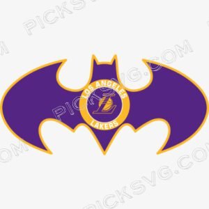 Lakers Batman Svg - Sports Logos