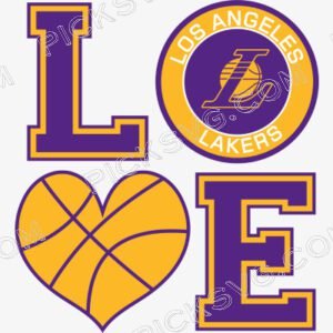 Lakers Love Svg - Sports Logos