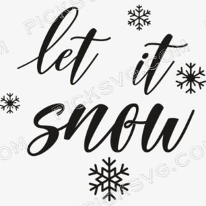 Let It Snow Svg - Miscellaneous SVG
