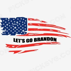 Lets Go Brandon Us Flag Svg 1 Lets Go Brandon Us Flag Svg - Patriotic And Flags
