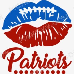 Lips Patriots Svg - Sports Logos