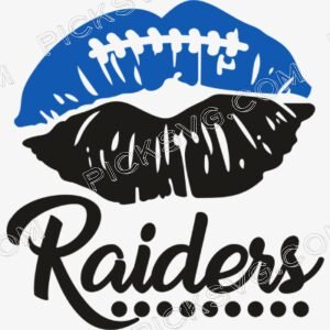Lips Raiders Svg - Sports Logos