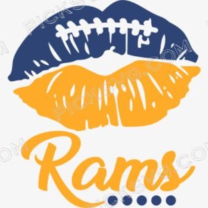 Lips Rams Svg - Sports Logos