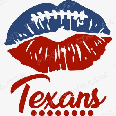 Lips Texans Lips Texans Svg - Sports Logos