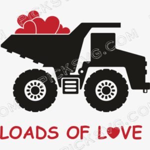 Loads of Love Vehicles Valentines Day Svg - Miscellaneous SVG