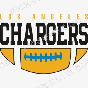 Los Angeles Chargers Ball Svg - Sports Logos