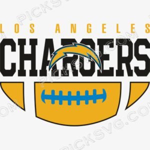 Los Angeles Chargers Ball Logo Svg - Sports Logos