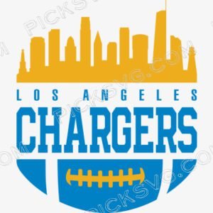Los Angeles Chargers Tower Svg - Sports Logos