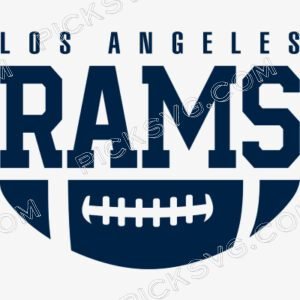Los Angeles Rams Ball Svg - Sports Logos
